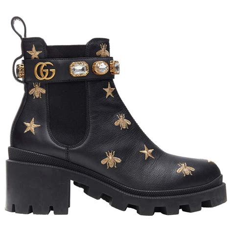 gucci tennis shoes bumblebee|Gucci boots bees.